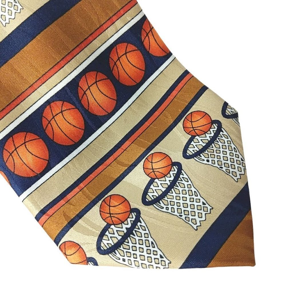 Keith Daniels Basketball Hoops Novelty Necktie - Picture 3 of 8